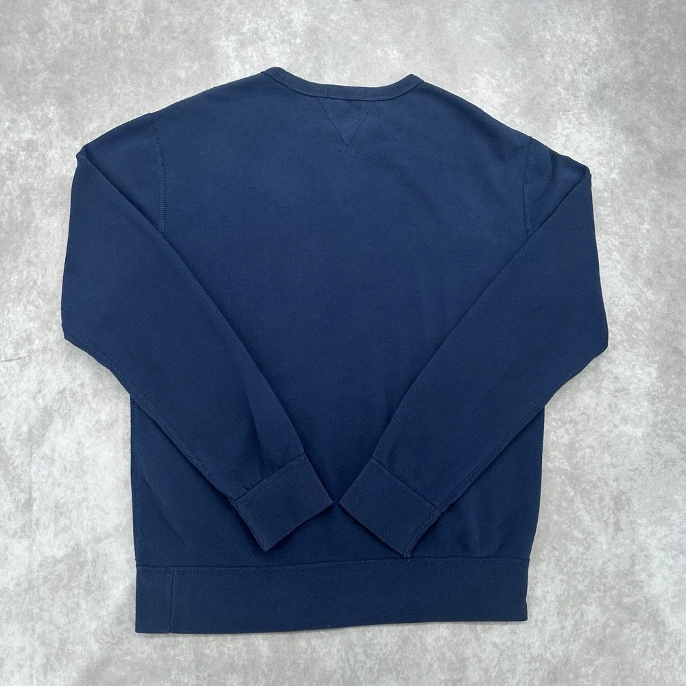 Polo Ralph Lauren Blue Pullover Sweatshirt - Polo Bear Graphic Mens Medium